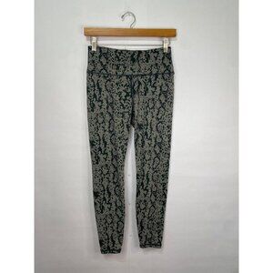 VARLEY Medium Century 2.0 Legging Snake Print Green Ankle Length